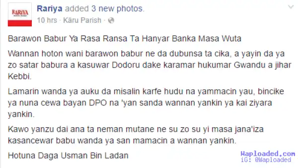 Mob beats thief named Usman Bin Ladan to death in Kebbi (graphic photos)